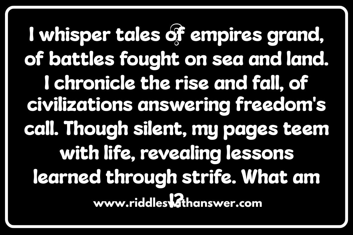 History Riddles: Unraveling the Past