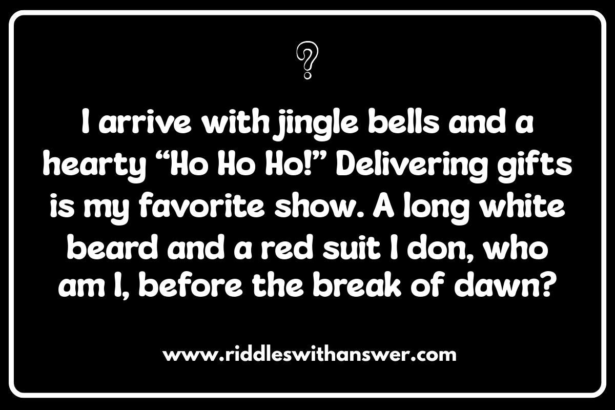 Holiday Who Am I Riddles: Guess the Character!