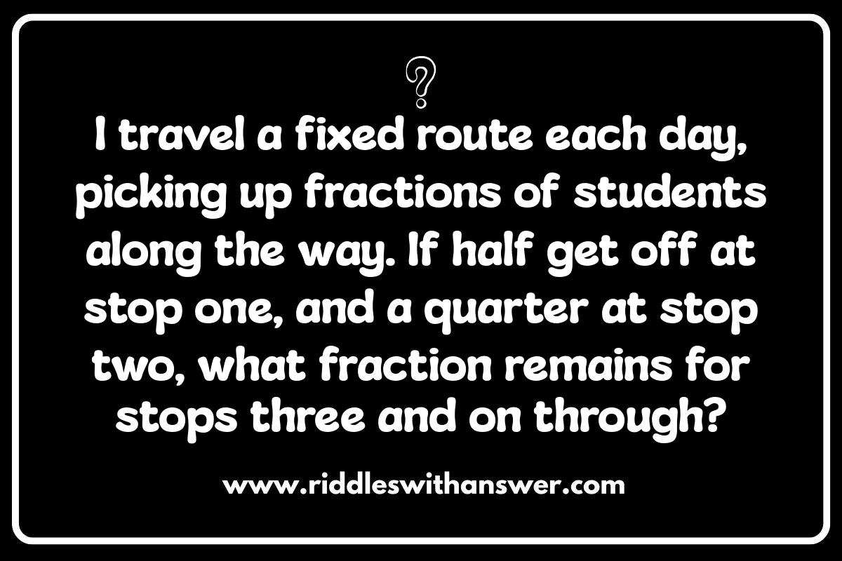 Math School Bus Riddles: Numbers on the Road