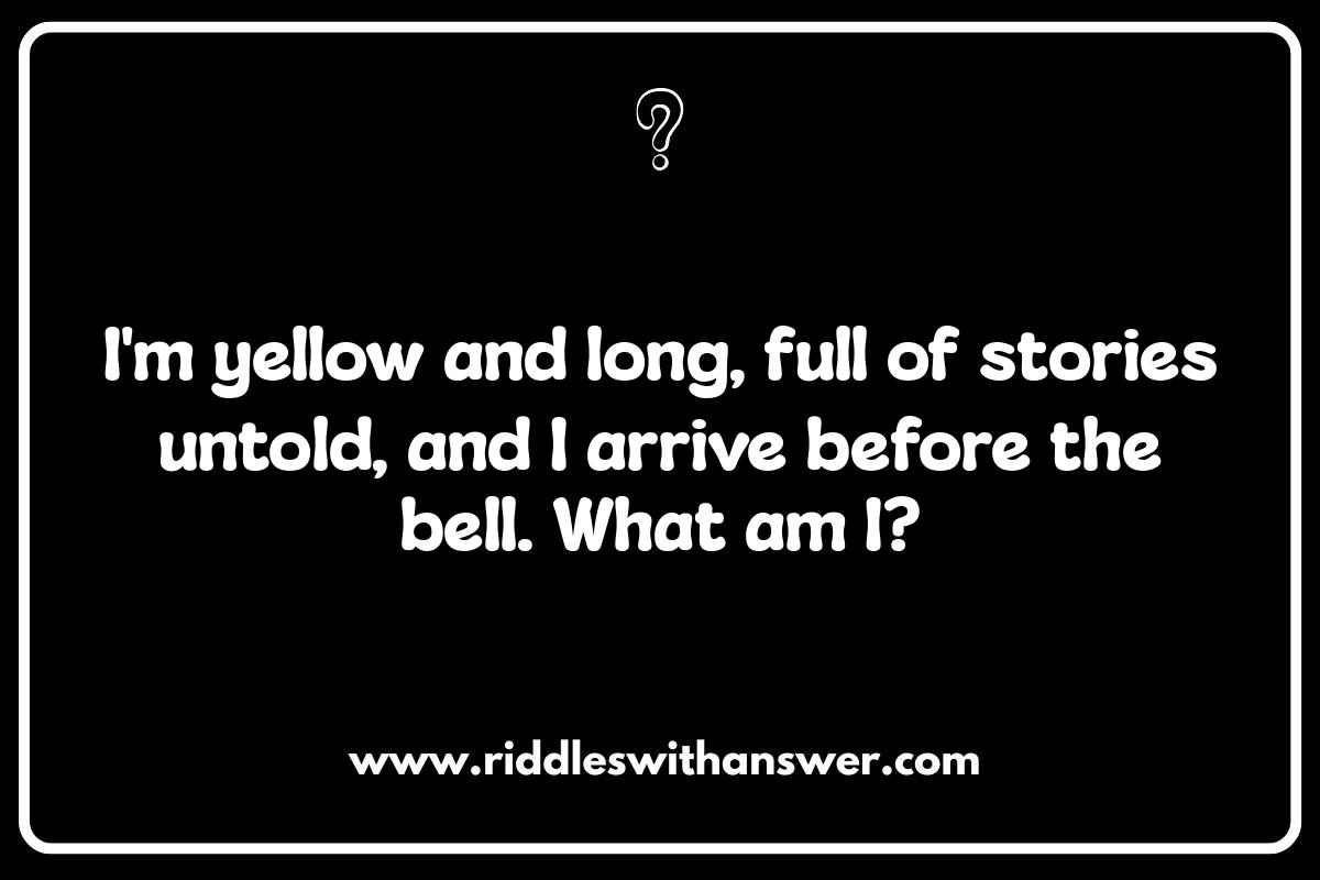 School Bus Riddles: Test Your Wits on the Go