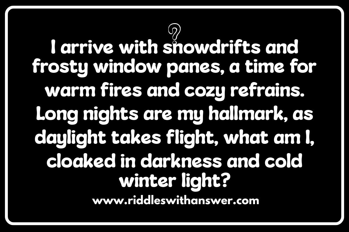 Seasonal Who Am I Riddles: For Festive Fun
