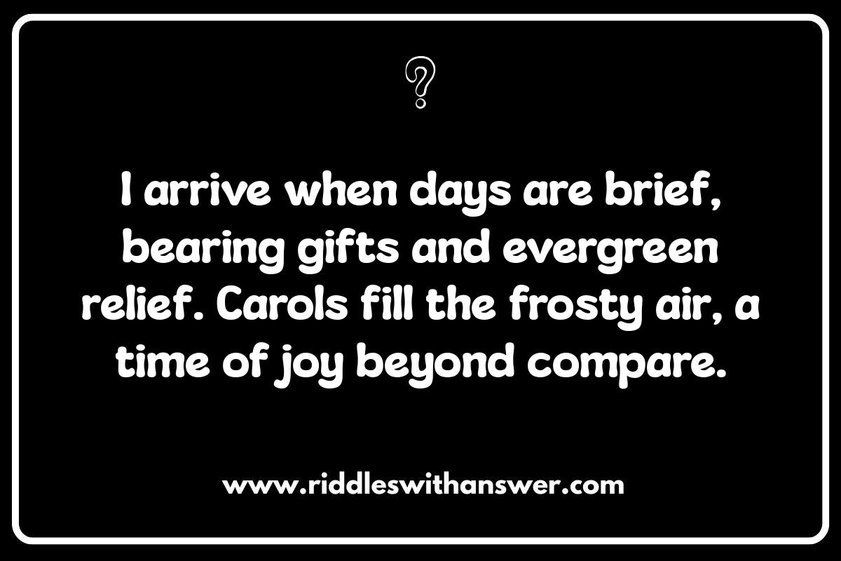 Seasonal Who Am I Riddles: Holiday Themes
