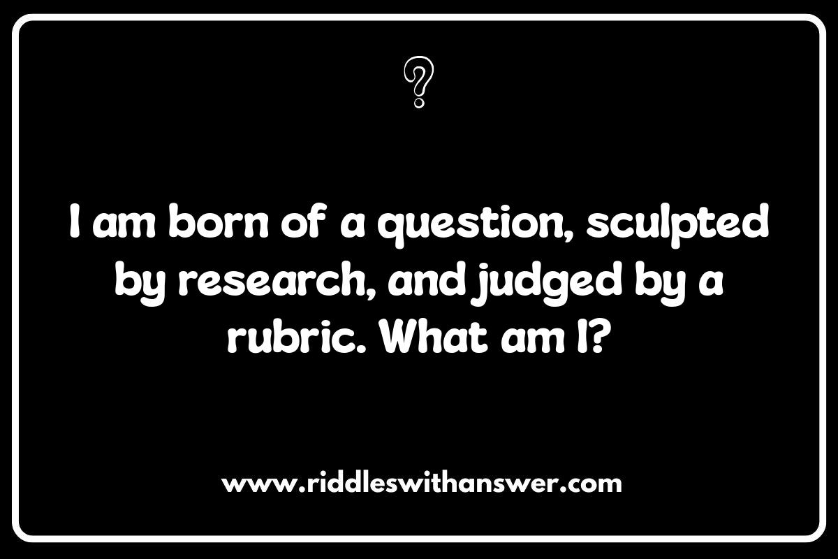 Sharpening Your Mind: Study Riddles for Exam Success