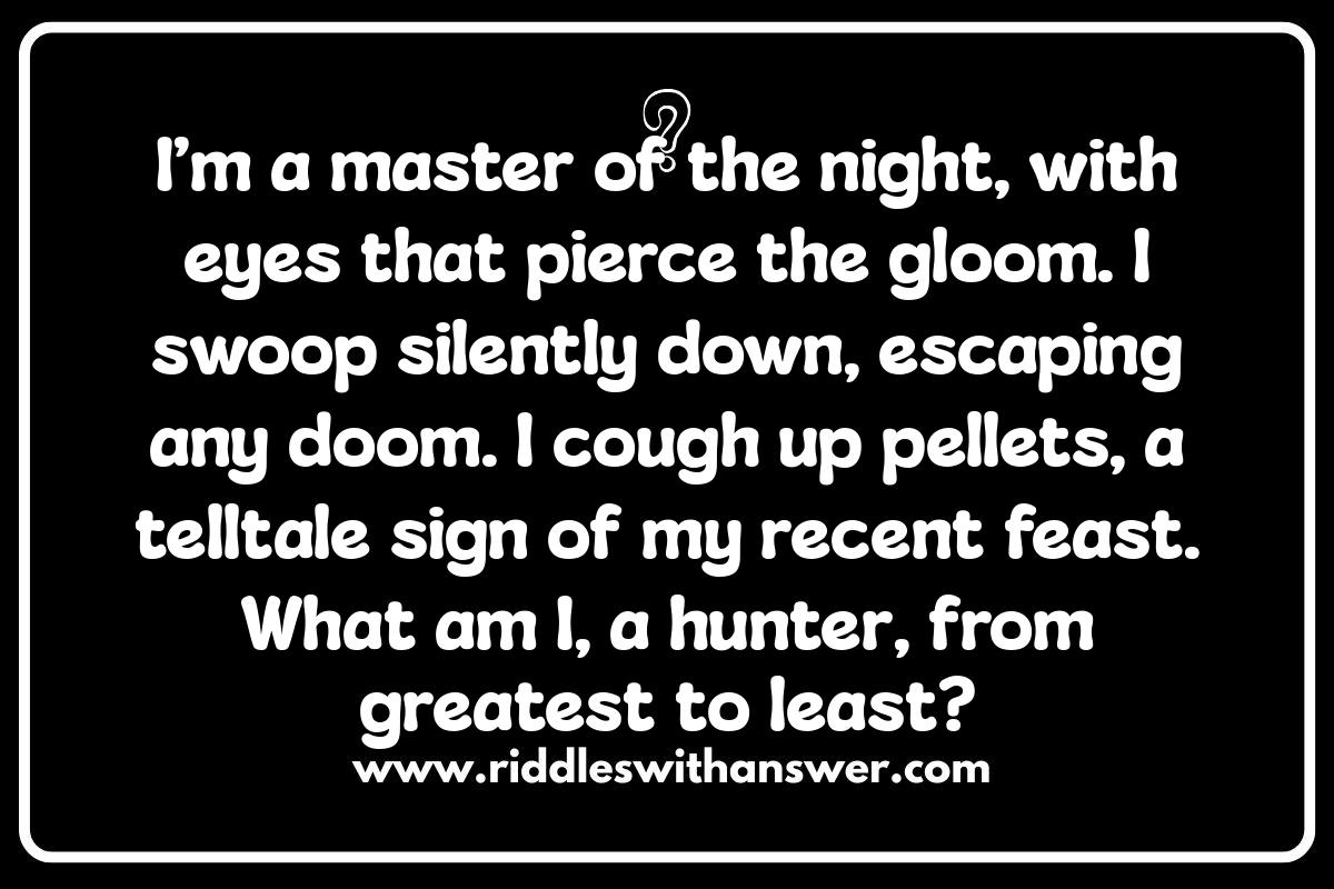 Solve the Riddles: Animal Characteristics Challenge