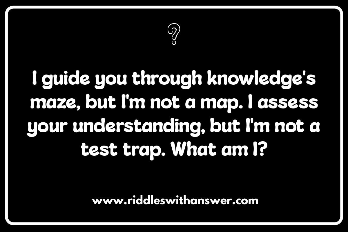 Teacher Riddles: Testing Knowledge and Logic Skills