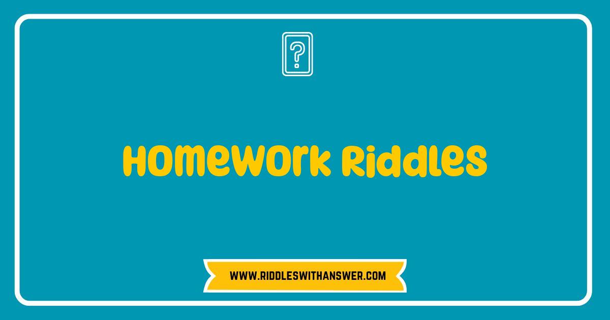 150 Best Homework Riddles Brain Busters for Kids and Adults